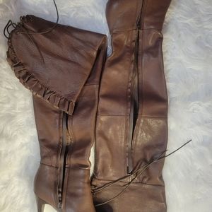 Brown Thigh High Boots Report